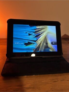 Black Kindle Fire with Protective Case/Stand